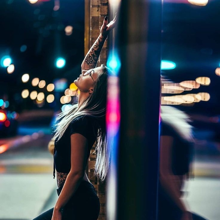 Imagem de ensaio de fotografia de rua para exemplo